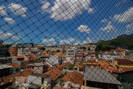 Varanda da Sala vista de apartamento para alugar com 1 quarto, 40m² em Méier, Rio de Janeiro