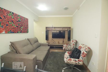 Sala de apartamento à venda com 2 quartos, 66m² em Campestre, Santo André