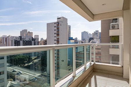 Varanda de apartamento à venda com 2 quartos, 52m² em Vila Buarque, São Paulo
