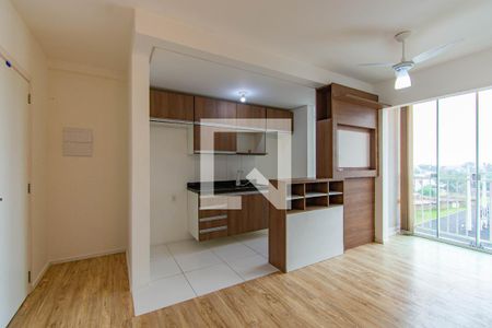 Sala/Cozinha de apartamento à venda com 2 quartos, 52m² em Fátima, Canoas