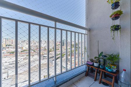 Sacada da Sala de apartamento à venda com 1 quarto, 45m² em Liberdade, São Paulo