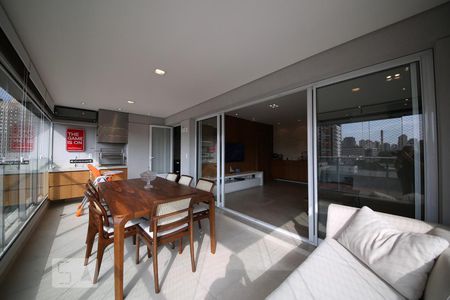 Varanda Gourmet de apartamento à venda com 3 quartos, 132m² em Vila Gertrudes, São Paulo
