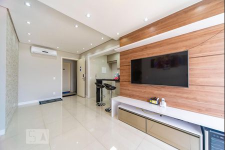 Sala de apartamento à venda com 2 quartos, 57m² em Vila Homero Thon, Santo André