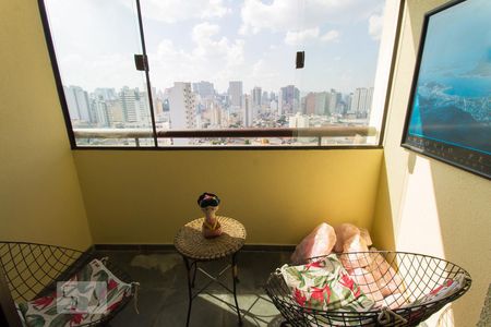 Varanda Sala de apartamento à venda com 2 quartos, 56m² em Cambuci, São Paulo