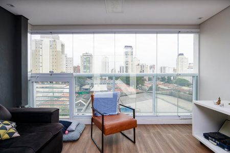 Sala de apartamento à venda com 2 quartos, 70m² em Campo Belo, São Paulo