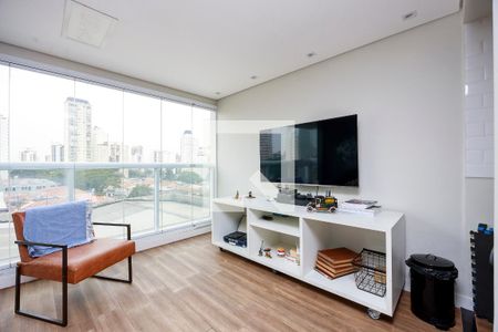 Sala de apartamento à venda com 2 quartos, 70m² em Campo Belo, São Paulo