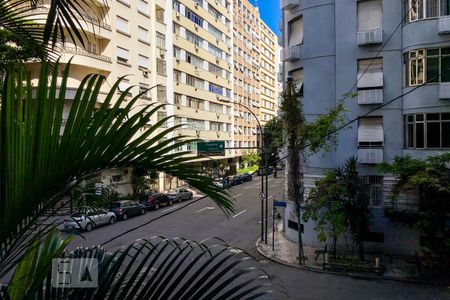 Vista da Suíte de apartamento à venda com 1 quarto, 40m² em Copacabana, Rio de Janeiro