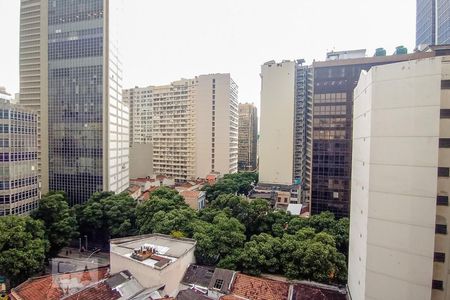 Vista da Sala de kitnet/studio à venda com 1 quarto, 40m² em Centro, Rio de Janeiro