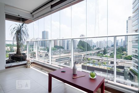 Varanda de apartamento para alugar com 1 quarto, 54m² em Campo Belo, São Paulo