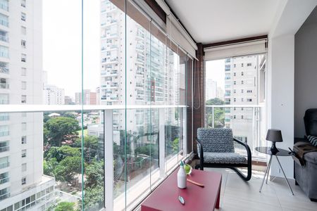 Varanda de apartamento para alugar com 1 quarto, 54m² em Campo Belo, São Paulo