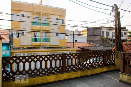 Varanda da Sala de casa à venda com 3 quartos, 150m² em Vila Camilopolis, Santo André