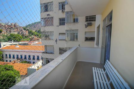 Varanda da Sala de apartamento para alugar com 3 quartos, 145m² em Glória, Rio de Janeiro