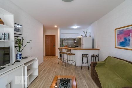 Sala de apartamento para alugar com 1 quarto, 58m² em Alphaville Industrial, Barueri