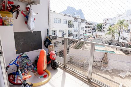 Varanda da Sala de apartamento à venda com 4 quartos, 220m² em Barra da Tijuca, Rio de Janeiro
