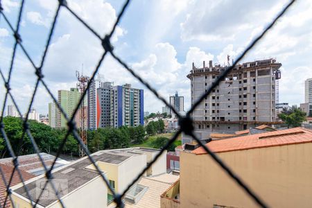 Vista Sacada Sala de apartamento à venda com 3 quartos, 98m² em Vila Valparaiso, Santo André