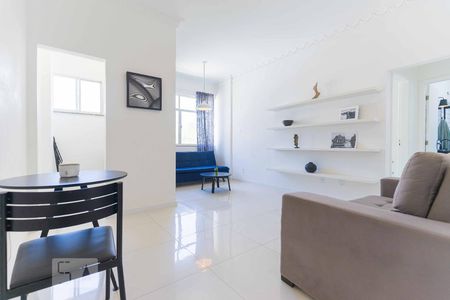 Sala - Mesa de apartamento para alugar com 1 quarto, 53m² em Glória, Rio de Janeiro