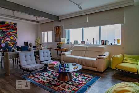 Sala de apartamento à venda com 1 quarto, 110m² em Centro, São Paulo