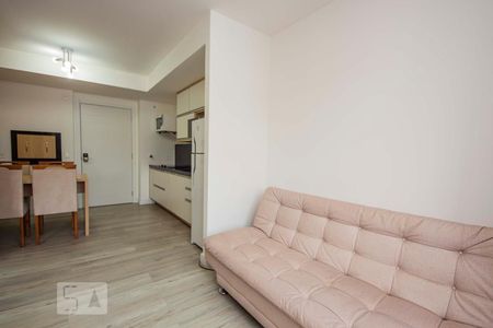 Sala  de apartamento à venda com 1 quarto, 40m² em Chácara das Pedras, Porto Alegre