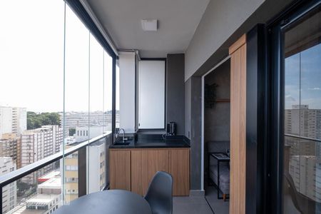 Varanda de apartamento para alugar com 1 quarto, 32m² em Pinheiros, São Paulo