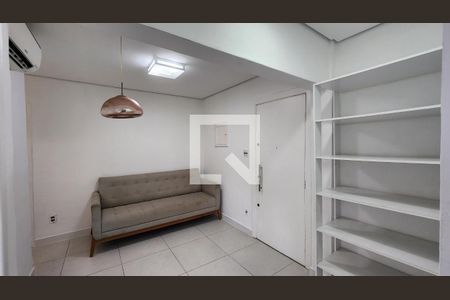 Sala de apartamento para alugar com 1 quarto, 55m² em José Menino, Santos