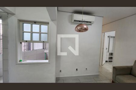 Sala de apartamento para alugar com 1 quarto, 55m² em José Menino, Santos