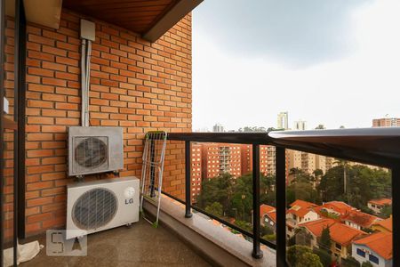 Varanda da sala de apartamento para alugar com 1 quarto, 41m² em Jardim Ampliacao, São Paulo