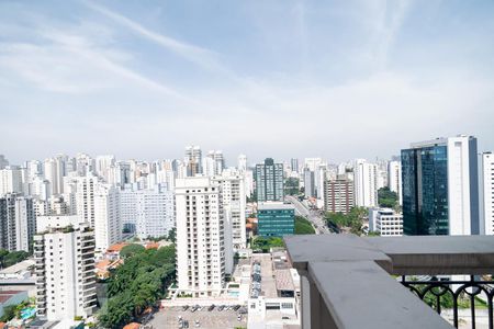 Sala - Vista de apartamento para alugar com 1 quarto, 49m² em Campo Belo, São Paulo