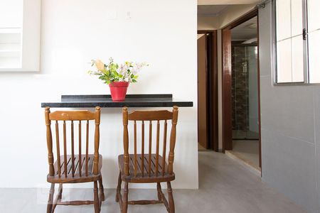 Sala e Cozinha de casa para alugar com 1 quarto, 40m² em Vila Tiradentes, São Paulo
