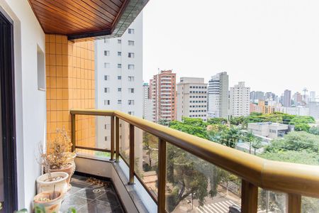 Varanda da Sala de apartamento à venda com 4 quartos, 194m² em Centro, Santo André