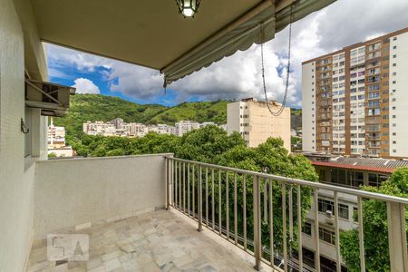 Varanda da Sala de apartamento à venda com 3 quartos, 86m² em Engenho Novo, Rio de Janeiro