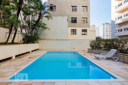 Piscina Edifício de kitnet/studio para alugar com 1 quarto, 55m² em Lourdes, Belo Horizonte