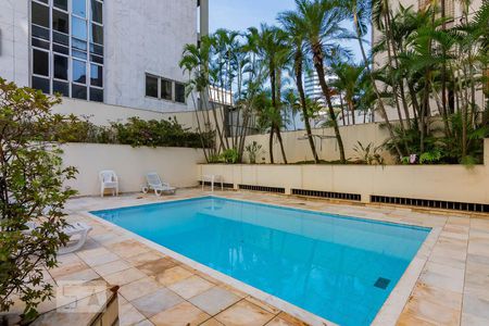 Piscina Edifício de kitnet/studio para alugar com 1 quarto, 55m² em Lourdes, Belo Horizonte