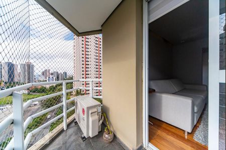 Varanda da Sala de apartamento à venda com 3 quartos, 130m² em Vila Bastos, Santo André