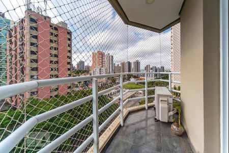 Varanda da Sala de apartamento à venda com 3 quartos, 130m² em Vila Bastos, Santo André