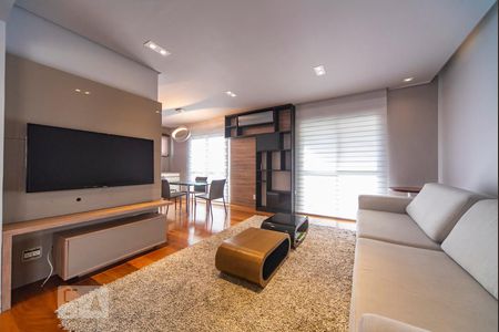 Sala de apartamento à venda com 3 quartos, 130m² em Vila Bastos, Santo André