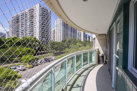 Varanda da Sala de apartamento à venda com 3 quartos, 90m² em Jacarepaguá, Rio de Janeiro