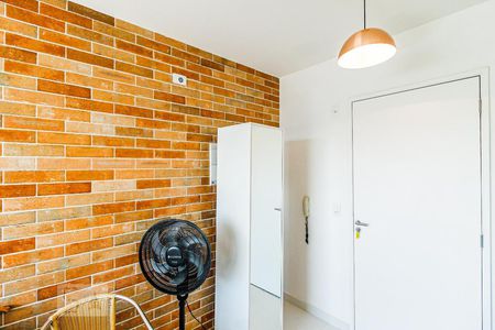 Cozinha de apartamento para alugar com 1 quarto, 31m² em Santo Amaro, São Paulo