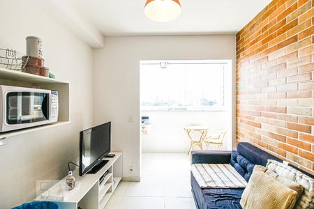 Sala de apartamento para alugar com 1 quarto, 31m² em Santo Amaro, São Paulo