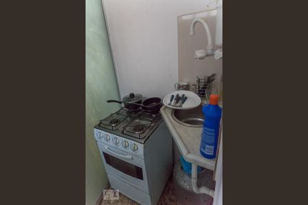 Cozinha de kitnet/studio à venda com 1 quarto, 25m² em Estácio, Rio de Janeiro