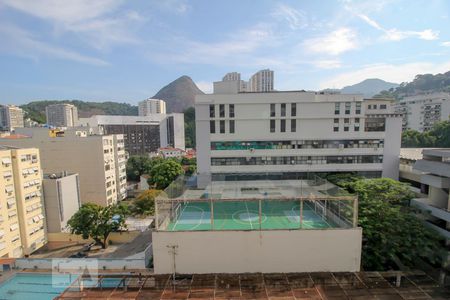 Vista do Quarto de kitnet/studio para alugar com 1 quarto, 25m² em Laranjeiras, Rio de Janeiro