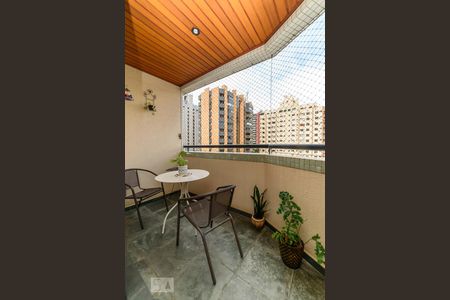Varanda da Sala de apartamento à venda com 3 quartos, 98m² em Santa Paula, São Caetano do Sul