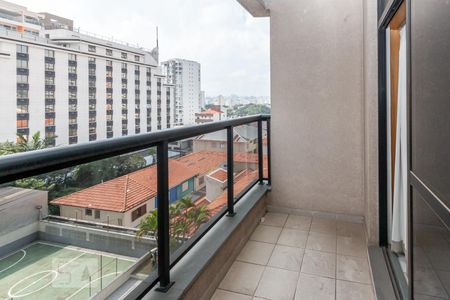 Varanda da Sala de apartamento para alugar com 1 quarto, 43m² em Vila Congonhas, São Paulo