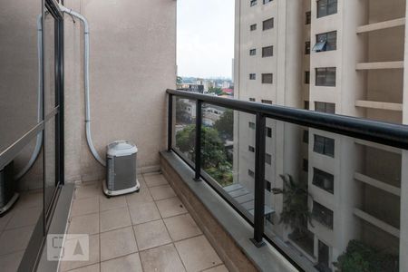 Varanda da Sala de apartamento para alugar com 1 quarto, 43m² em Vila Congonhas, São Paulo