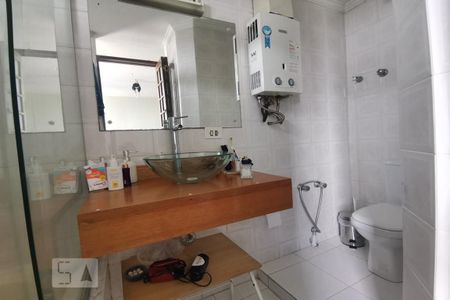 Detalhe do Banheiro da Suíte de apartamento à venda com 1 quarto, 56m² em Vila Tramontano, São Paulo