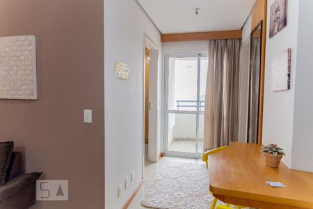 Sala de apartamento para alugar com 1 quarto, 44m² em Centro, Santo André