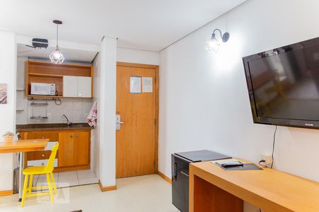 Sala de apartamento para alugar com 1 quarto, 44m² em Centro, Santo André