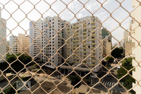 Vista da Sala de apartamento para alugar com 1 quarto, 38m² em Higienópolis, São Paulo