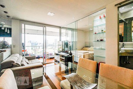 Sala de jantar de apartamento à venda com 1 quarto, 45m² em Brooklin, São Paulo