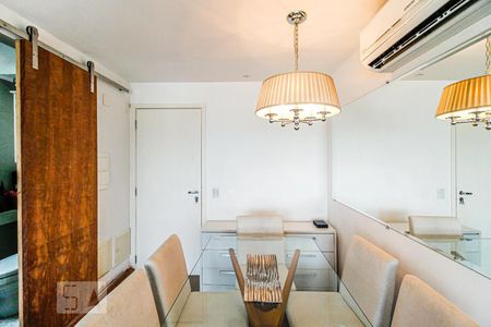 Sala de jantar de apartamento à venda com 1 quarto, 45m² em Brooklin, São Paulo