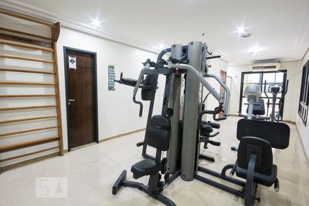 Studio para alugar com 32m², 1 quarto e 1 vaga Studio para alugar com 32m², 1 quarto e 1 vagaÁrea comum - Academia
